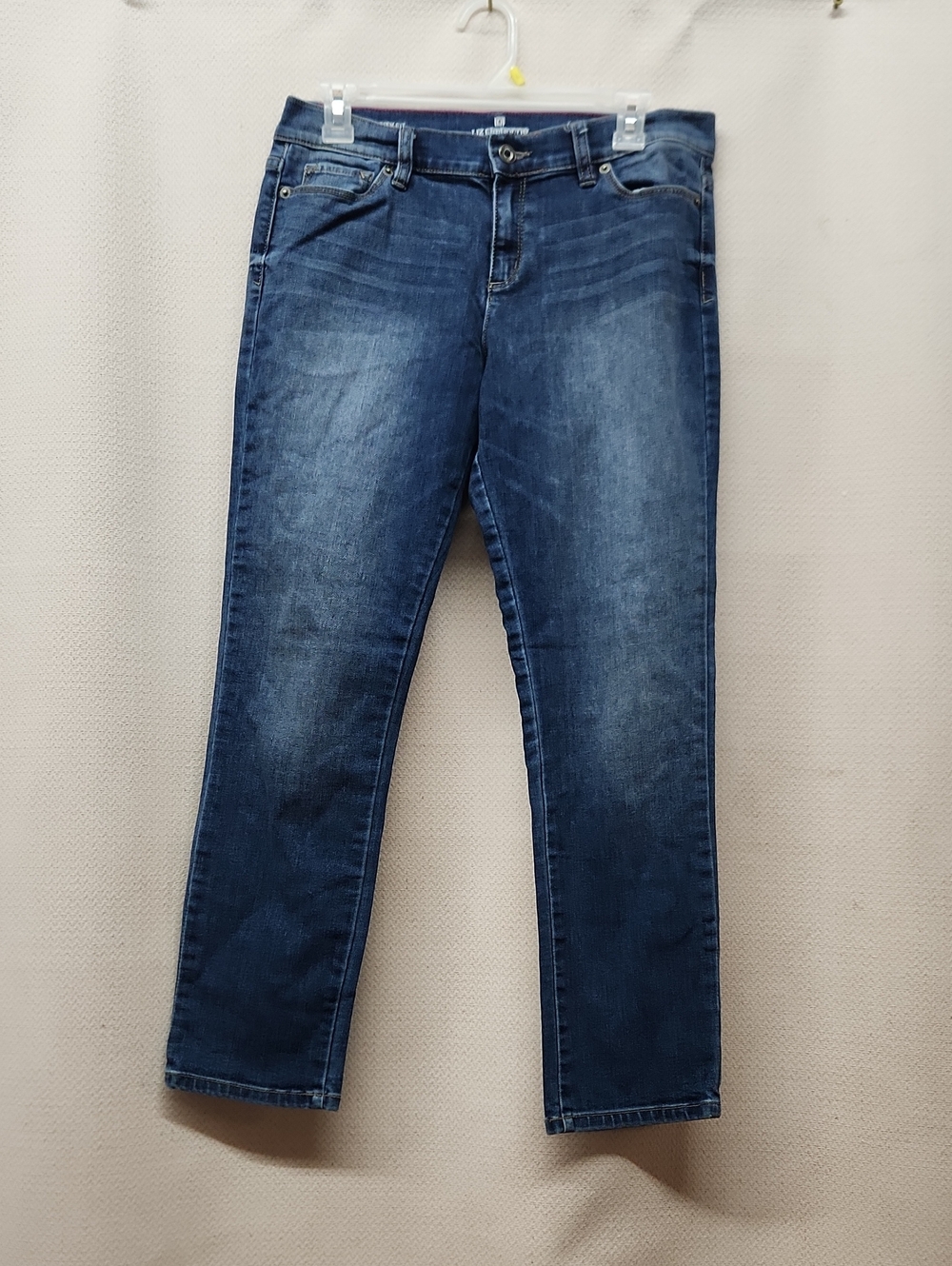 Liz Claiborne Straight Leg Dark Blue Jeans